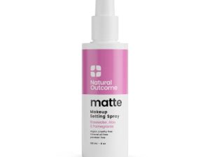 Natural Outcome Matte Makeup Setting Spray | Mattifying Lock In Makeup Setting Mist | Keeps Makeup Fresh All Day | Add Vibrance & Shine to Your Look | Oil-Free Vegan Formula for All Skin Types | 4 oz