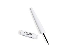 Honest Beauty Liquid Eyeliner Vegan Smudge Flake Transfer Proof Carbon Free Silicone Free Cruelty Free Ophthalmologist Tested 0.058 fl. oz