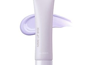 THESAEM Saemmul Airy Cotton Makeup Base 02 Lavender - Tone Correcting Purple Makeup Enhancing Base for Skin Smoothening