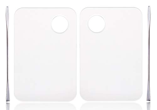 ONLYKXY 2 Pieces Makeup Palette and Spatula ONLYKXY 2 Pieces Makeup Palette and Spatula