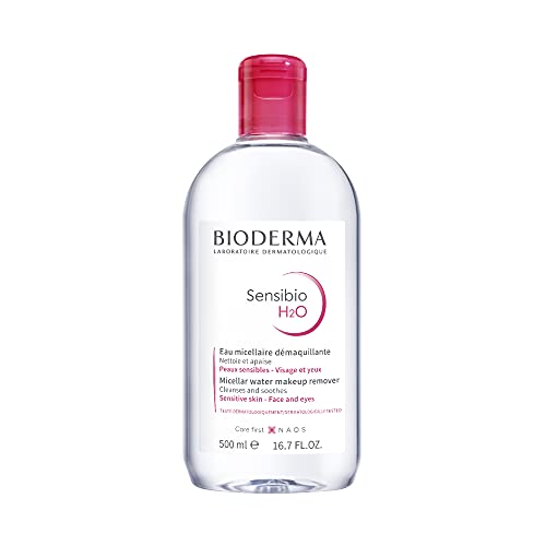 Bioderma - Sensibio - H2O Micellar Water - Makeup Remover Cleanser - Face Cleanser for Sensitive Skin Bioderma - Sensibio - H2O Micellar Water - Makeup Remover Cleanser - Face Cleanser for Sensitive Skin