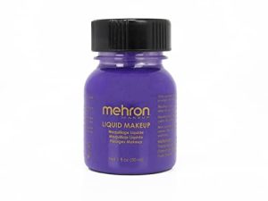 Mehron Makeup Liquid Face and Body Paint (1 oz) (PURPLE)