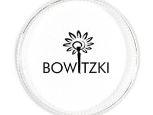 Bowitzki Professional Face Paint Body Paint Water Based Face painting Makeup Safe for Kids and Adults Split Cake Single Color 30g Halloween Christmas Party - White
