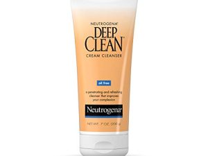 Neutrogena Deep Clean Daily Facial Cream Cleanser with Beta Hydroxy Acid to Remove Dirt