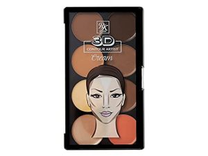 Ruby Kisses 3D Contour Artist Cream Makeup Palette Medium Dark
