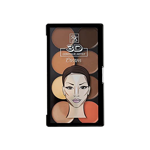 Ruby Kisses 3D Contour Artist Cream Makeup Palette Medium Dark Ruby Kisses 3D Contour Artist Cream Makeup Palette Medium Dark