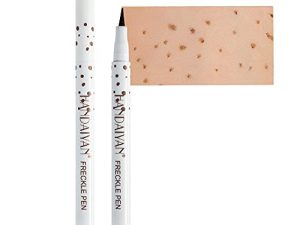 Freckle Pen Professional Lifelike Face Concealer Point Out Natural Waterproof Longlasting Soft Artificial Freckles Fine Makeup Freckle Pen Life Face Decoration (#02 Natural coffee)