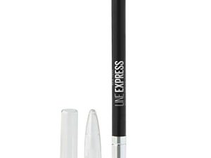 Maybelline Line Express Sharpenable Wood Pencil with Built-In Blending Smudger Tip Creamy Liner Eyeliner Eye Makeup