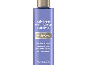 Neutrogena Gentle OilFree Eye Makeup Remover Cleanser for Sensitive Eyes NonGreasy Remover Removes Waterproof Mascara Dermatologist Ophthalmologist Tested