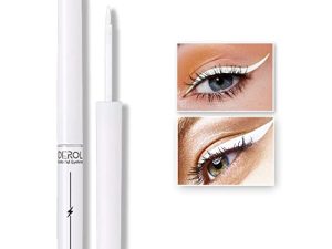 XINGXYUEL White Neon Eyeliner Quick Dry Liquid Eyeliner for Everyday Makeup and Neon Party Neon Makeup Girl Ladies Eyeliner Color Liquid Eyeliner