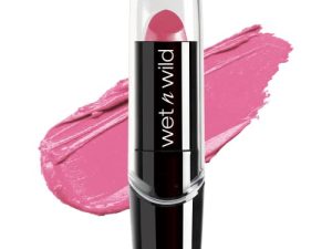wet n wild Silk Finish Lipstick| Hydrating Lip Color| Rich Buildable Color| Pink Ice