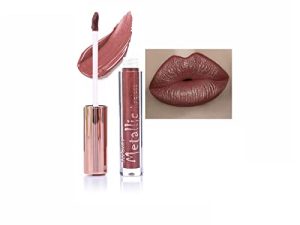 Matte Metallic Lip Gloss Long Lasting Waterproof Strong Pigmented Not Stick Cup Diamond Shimmer Liquid Lipstick Makeup for Women