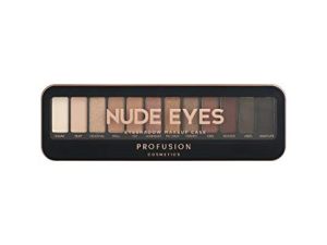 Profusion Cosmetics Pro Makeup Case Nude Eyes Eyeshadow Palette