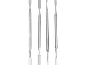 EXCEART 4Pcs Stainless Steel Depotting Spatula Makeup Spatula Tool Make Up Accessories for Makeup Cosmetics Mixing