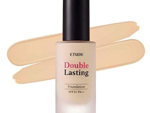 ETUDE HOUSE New Double Lasting Foundation (Neutral Beige) SPF35/ PA++| High Coverage Weightless Foundation | 24-Hours Lasting Double Cover | Magnet-Like Adherence without Stickiness | Makeup Base