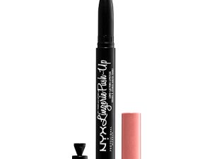 NYX PROFESSIONAL MAKEUP Lip Lingerie Push-Up Long Lasting Plumping Lipstick - Silk Indulgence (Baby Pink Nude)