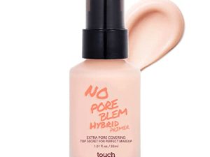 TOUCH IN SOL No Poreblem Hybrid Primer - Extra Pore Covering - 24/7 Matt Finish Sebum and Shine Control - with Vitamin C & E and Green Tea Extracts For Smooths Skin