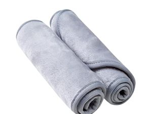 Makeup Remover Cloth Cleansing Towel - Chemical Free - Move Makeup Instantly with Just Water (2 Gray)