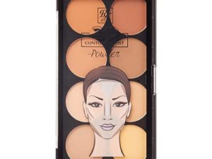 Ruby Kisses 3D Contour Artist Powder Palette Light Medium Define your cheekbones