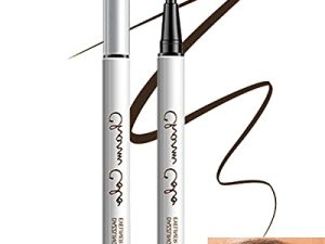 Brown Matte Liquid Eyeliner Waterline Eye liner Pen delineador de ojos de Colores 24H Long Lasting Pigmented Waterproof Smudge-proof Eyeliner Pencil Thanksgiving Christmas Makeup Gift for Women Girls
