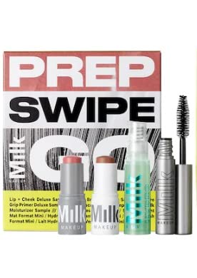 Milk Makeup Prep Swipe Go Set Lip + Cheek Bronzer Hydro Grip Primer and Mascara Milk Makeup Prep Swipe Go Set Lip + Cheek Bronzer Hydro Grip Primer and Mascara