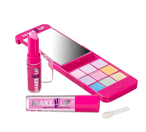 Girls Makeup Palette with Mirror - Super Chic iPhone Compact and Phone Purse Set … (myPhone Makeup Compact) Girls Makeup Palette with Mirror - Super Chic iPhone Compact and Phone Purse Set … (myPhone Makeup Compact)
