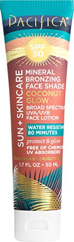Pacifica Mineral Bronzing Face Shade SPF 30 - Coconut Glow Sunscreen Unisex 1.7 oz Pacifica Mineral Bronzing Face Shade SPF 30 - Coconut Glow Sunscreen Unisex 1.7 oz