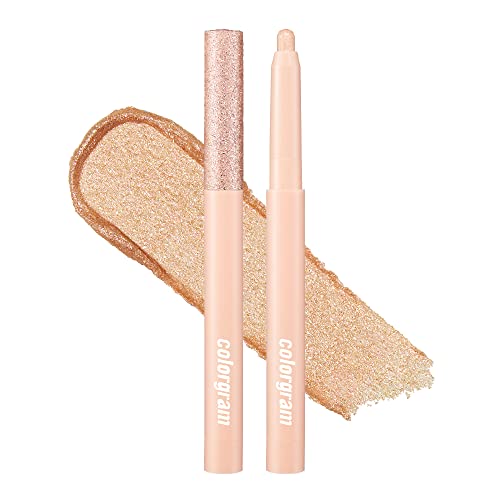 COLORGRAM Milk Bling Shadow - 02 Moon Glow Bling | Pigmented Liquid Glitter Eyeshadow Stick COLORGRAM Milk Bling Shadow - 02 Moon Glow Bling | Pigmented Liquid Glitter Eyeshadow Stick
