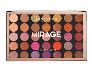 Profusion Cosmetics Mirage Palette- Ultra-soft Smooth and Skin-Friendly Long Lasting 35 Shade Pallete
