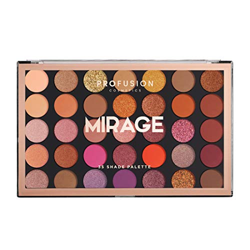 Profusion Cosmetics Mirage Palette- Ultra-soft Smooth and Skin-Friendly Long Lasting 35 Shade Pallete Profusion Cosmetics Mirage Palette- Ultra-soft Smooth and Skin-Friendly Long Lasting 35 Shade Pallete