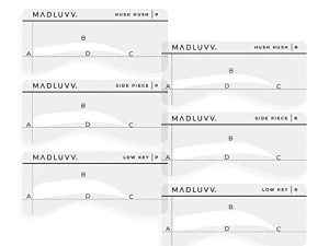 MADLUVV Eyebrow Shaper Stencils