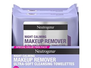 Neutrogena Night Calming Cleansing Makeup Remover Face Wipes