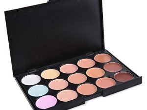 Vodisa Ultra Contour Kit- 15 Color Face Makeup Blemish Concealer Palette-Beauty Cosmetics Cream Contouring and Highlighter Palette