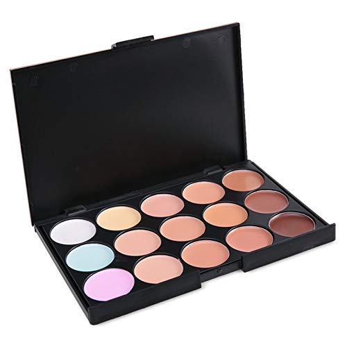 Vodisa Ultra Contour Kit- 15 Color Face Makeup Blemish Concealer Palette-Beauty Cosmetics Cream Contouring and Highlighter Palette Vodisa Ultra Contour Kit- 15 Color Face Makeup Blemish Concealer Palette-Beauty Cosmetics Cream Contouring and Highlighter Palette