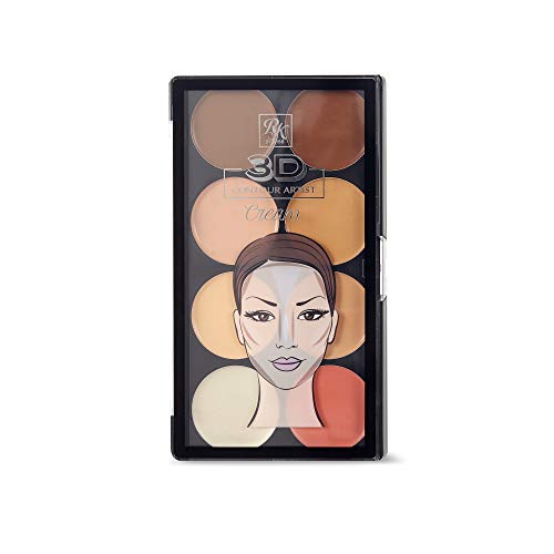 Ruby Kisses 3D Cream Contour Artist Makeup Palette (Light) Ruby Kisses 3D Cream Contour Artist Makeup Palette (Light)