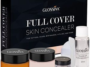 Glossiva Tattoo Cover Up Makeup Waterproof - Tattoo Concealer For Dark Spots