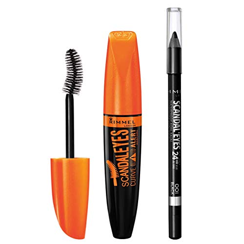 Rimmel ScandalEyes Curve Alert Mascara with ScandalEyes Waterproof Kohl Kajal Liner Rimmel ScandalEyes Curve Alert Mascara with ScandalEyes Waterproof Kohl Kajal Liner