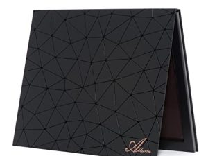 Allwon Extra Large Magnetic Palette Black Empty Makeup Palette for Eyeshadow Lipstick Blush Powder