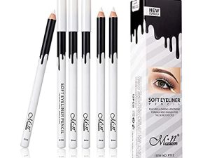 FangniCSmr 12 Pcs White Eyeliner Pencils Professional Use as Highlighter