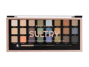 Profusion Cosmetics Professional Artistry Pro Natural Nude Matte Shimmer Glitter Pigment Eye Shadow Pallete fan favorites for your sultriest eye looks yet Sultry