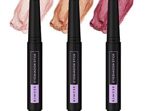 KIMUSE 3PCS Cream Shimmer Eyeshadow Stick Set
