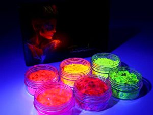 Glow in The Dark Glitter Eyeshadow Powder