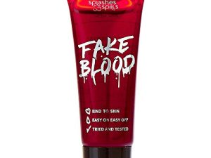 Realistic Fake Blood - Face and Body Paint - 10ml - Pretend Costume and Dress Up Makeup by Splashes & Spills - New & Improved Formula!