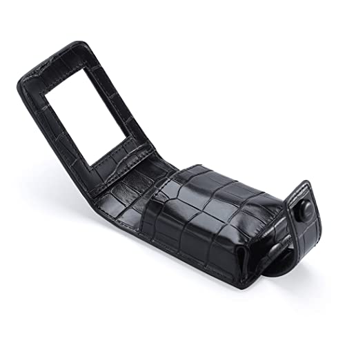 Yokawe Lipstick Case with Mirror Cosmetic Bag Travel Makeup Mini Bag Lipstick Holder for Purse Lipstick Organizer for Women Gifts (Black) Yokawe Lipstick Case with Mirror Cosmetic Bag Travel Makeup Mini Bag Lipstick Holder for Purse Lipstick Organizer for Women Gifts (Black)