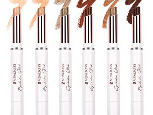 VenuKiss 6 PCS Shimmer Glitter Eyeshadow Stick