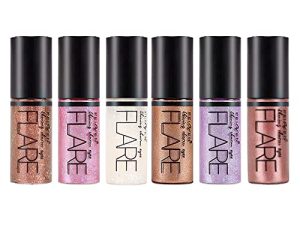 SUAKE 10Pcs Waterproof Colorful Liquid Glitter Eyeshadow Kit