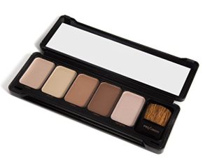 Profusion Cosmetics - Contour - Professional 5 Color Palette Highlight Bronzer Makeup Kit With Application Brush - Vanilla Biscuit Honey Walnut Highlighter