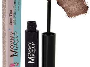 Mommy Makeup Brow Tint with Microfibers. Eyebrow Makeup - Long Lasting Eyebrow Gel. Clump-Free