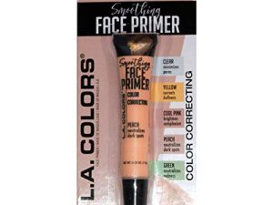 L.A. Colors (1) Tube Smoothing Face Primer Color Correcting Makeup Fills In Lines and Pores- Peach Neutralizes Dark Spots CBFP254