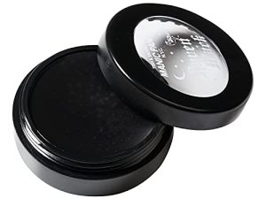 MANIC PANIC Black Raven Body & Face Paint Make-up - Full Coverage Black Face Paint & Black Body Makeup for Halloween & Everyday Use - Use as Makeup Base or Eyeliner - Set with Powder to Last All Day
